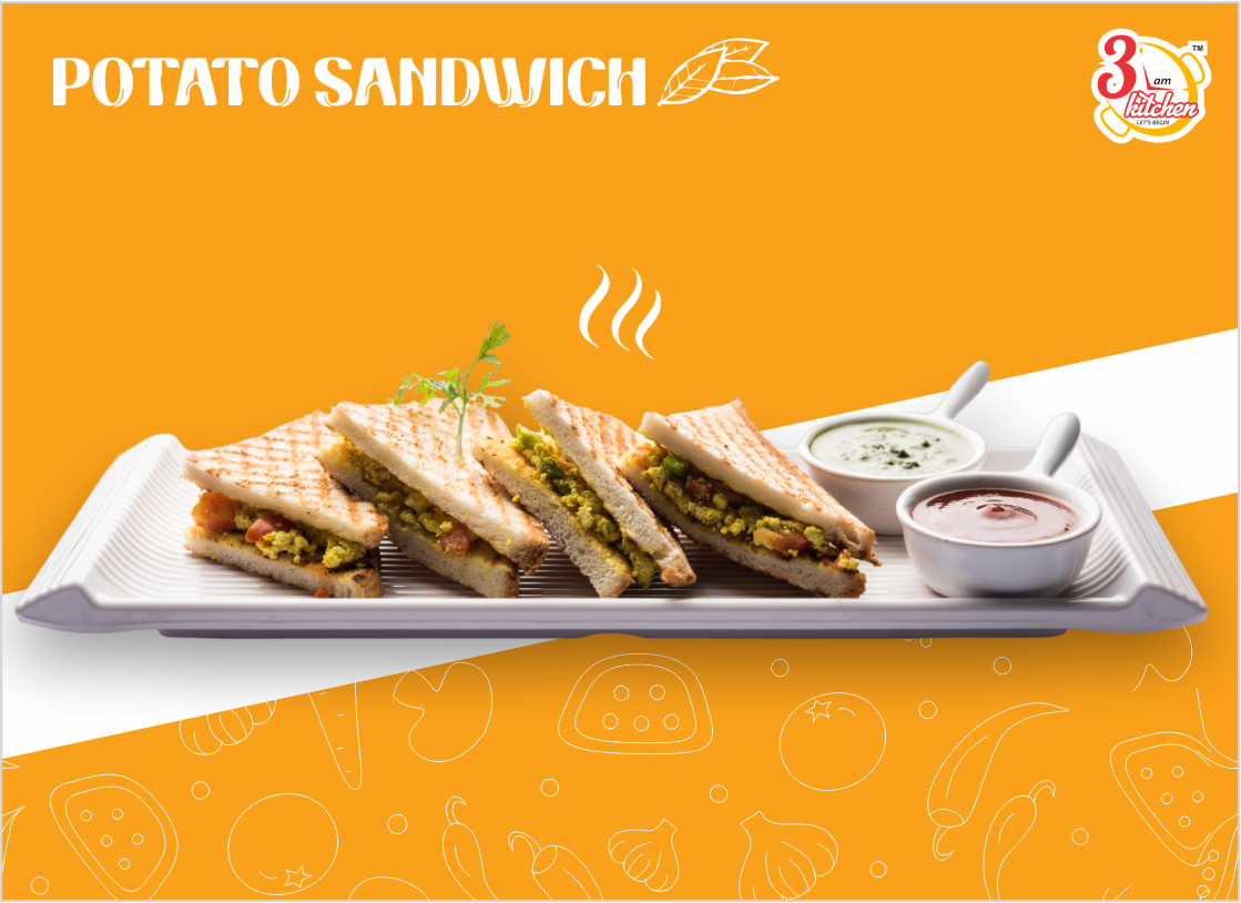 Potato Sandwich Mini@Rs89, Maxi@Rs105